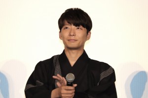 映画『未来のミライ』初日舞台挨拶に登壇した星野源