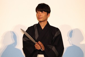 映画『未来のミライ』初日舞台挨拶に登壇した星野源