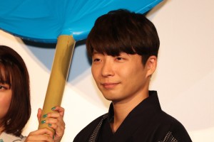 映画『未来のミライ』初日舞台挨拶に登壇した星野源