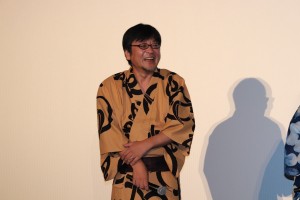 映画『未来のミライ』初日舞台挨拶に登壇した細田守監督