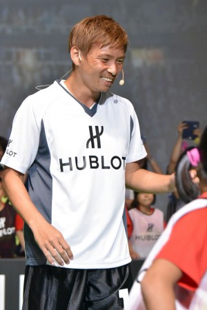 「ウブロ 乾貴士×大迫勇也 チャリティーイベント」に出席した乾貴士