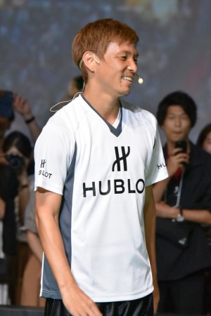 「ウブロ 乾貴士×大迫勇也 チャリティーイベント」に出席した乾貴士