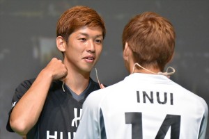 「ウブロ 乾貴士×大迫勇也 チャリティーイベント」に出席した大迫勇也