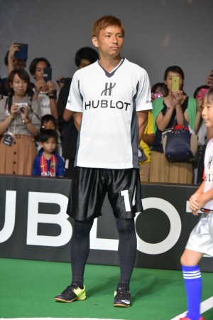 「ウブロ 乾貴士×大迫勇也 チャリティーイベント」に出席した乾貴士