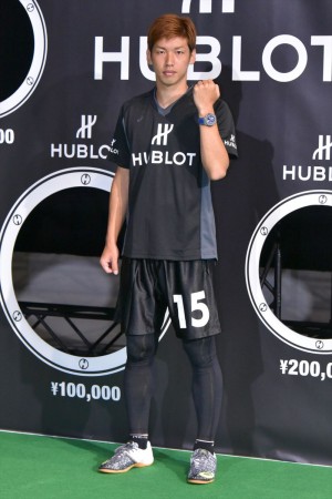 「ウブロ 乾貴士×大迫勇也 チャリティーイベント」に出席した大迫勇也