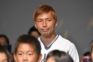 「ウブロ 乾貴士×大迫勇也 チャリティーイベント」に出席した乾貴士
