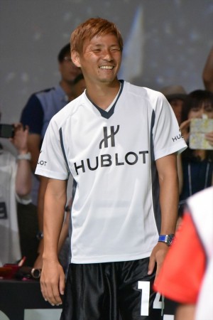 「ウブロ 乾貴士×大迫勇也 チャリティーイベント」に出席した乾貴士