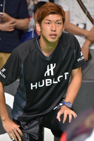 「ウブロ 乾貴士×大迫勇也 チャリティーイベント」に出席した大迫勇也