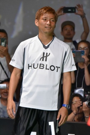 「ウブロ 乾貴士×大迫勇也 チャリティーイベント」に出席した乾貴士