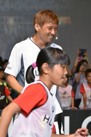 「ウブロ 乾貴士×大迫勇也 チャリティーイベント」に出席した乾貴士