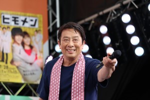 『ヒモメン』記者会見に登壇した金田明夫