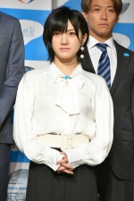 「知って、肝炎プロジェクトミーティング2018」に出席したAKB48の岡田奈々