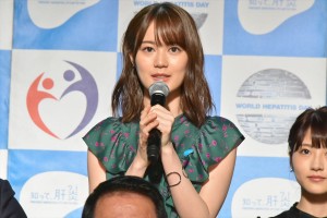 「知って、肝炎プロジェクトミーティング2018」に出席した乃木坂46の生田絵梨花