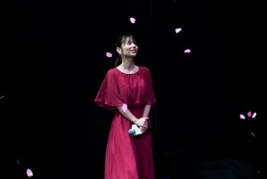 劇場アニメ『君の膵臓をたべたい』完成披露試写会に出席したLynn