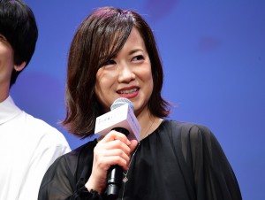 劇場アニメ『君の膵臓をたべたい』完成披露試写会に出席した和久井映見