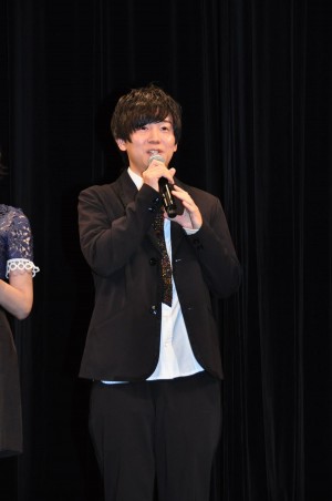 映画『僕のヒーローアカデミア THE MOVIE ～2人の英雄～』完成披露試写会に登壇した山下大輝