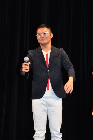 映画『僕のヒーローアカデミア THE MOVIE ～2人の英雄～』完成披露試写会に登壇した三宅健太