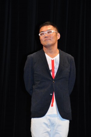 映画『僕のヒーローアカデミア THE MOVIE ～2人の英雄～』完成披露試写会に登壇した三宅健太