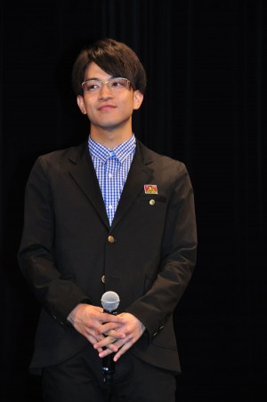 映画『僕のヒーローアカデミア THE MOVIE ～2人の英雄～』完成披露試写会に登壇した石川界人