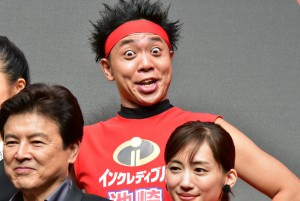 映画『インクレディブル・ファミリー』ジャパンプレミアに登壇したサンシャイン池崎