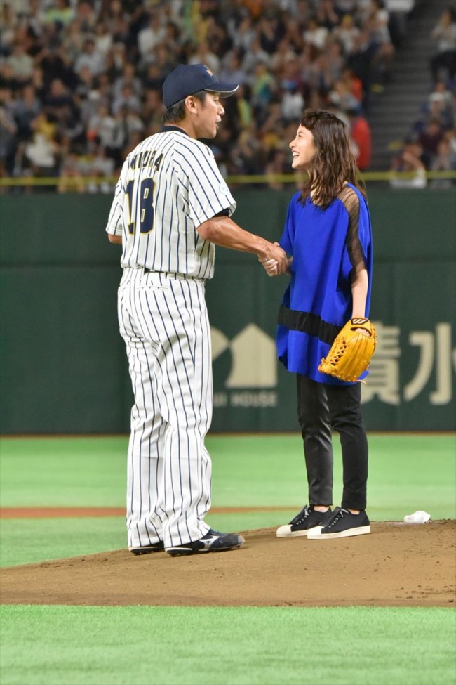 20180730 「サントリードリームマッチ2018」始球式