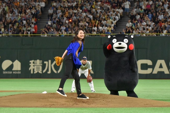 20180730 「サントリードリームマッチ2018」始球式