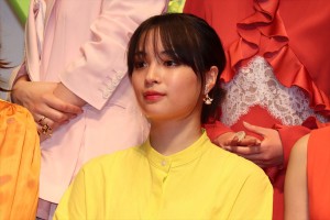 映画『SUNNY 強い気持ち・強い愛』完成披露舞台挨拶に登壇した広瀬すず