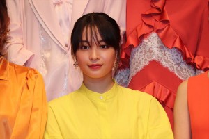 映画『SUNNY 強い気持ち・強い愛』完成披露舞台挨拶に登壇した広瀬すず