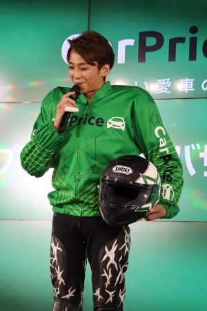 「カープライス」アンバサダー就任発表会に出席した森且行