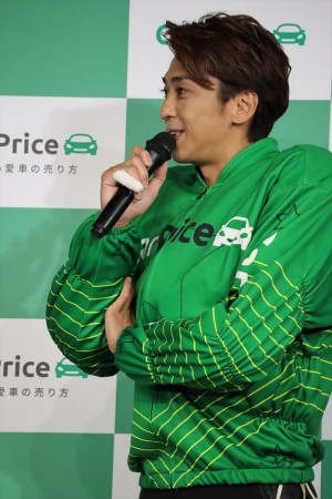 「カープライス」アンバサダー就任発表会に出席した森且行