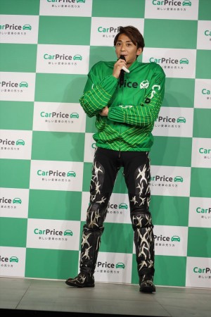 「カープライス」アンバサダー就任発表会に出席した森且行