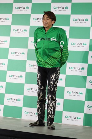 「カープライス」アンバサダー就任発表会に出席した森且行