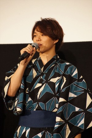 映画『青夏 きみに恋した30日』前日祭舞台挨拶に登場した志村玲於