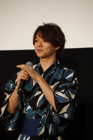 映画『青夏 きみに恋した30日』前日祭舞台挨拶に登場した志村玲於