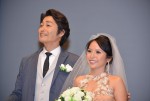 映画『愛しのアイリーン』完成披露試写会に出席した（左から）安田顕とナッツ・シトイ