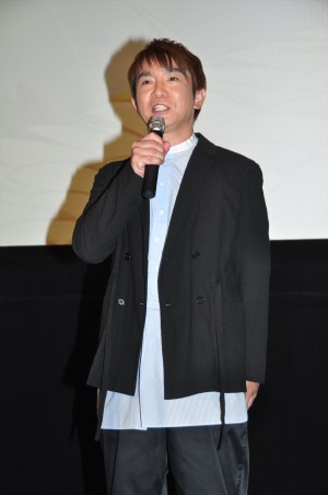 『劇場版 七つの大罪 天空の囚われ人』完成披露上映～ホーク生誕祭～に登場した濱口優（よゐこ）