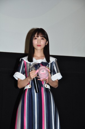 『劇場版 七つの大罪 天空の囚われ人』完成披露上映～ホーク生誕祭～に登場した与田祐希