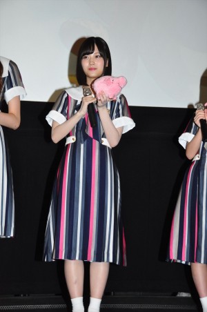 『劇場版 七つの大罪 天空の囚われ人』完成披露上映～ホーク生誕祭～に登場した山下美月