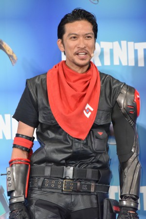 フォートナイト×TOKIO CMプレス発表会に登場した長瀬智也
