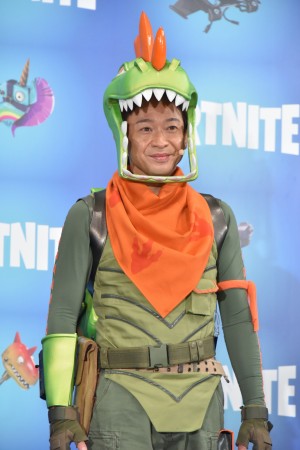 フォートナイト×TOKIO CMプレス発表会に登場した城島茂
