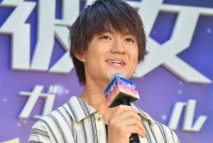 映画『3D彼女　リアルガール』ジャパンプレミア・カーペットイベントに登場した佐野勇斗