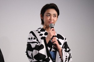 『劇場版コード・ブルー ‐ドクターヘリ緊急救命‐』大ヒット御礼舞台挨拶に登壇した山谷花純