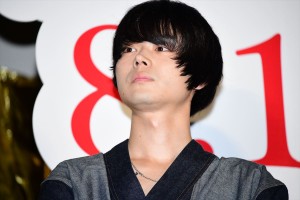 『銀魂2 掟は破るためにこそある』完成披露試写会に登壇した菅田将暉