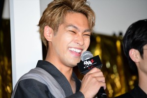 『銀魂2 掟は破るためにこそある』完成披露試写会に登壇した柳楽優弥