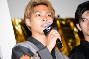 『銀魂2 掟は破るためにこそある』完成披露試写会に登壇した柳楽優弥