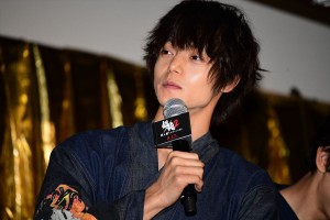 『銀魂2 掟は破るためにこそある』完成披露試写会に登壇した窪田正孝