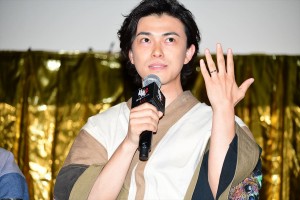 『銀魂2 掟は破るためにこそある』完成披露試写会に登壇した勝地涼