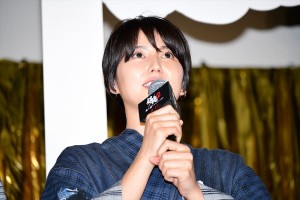 『銀魂2 掟は破るためにこそある』完成披露試写会に登壇した長澤まさみ