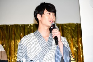 『銀魂2 掟は破るためにこそある』完成披露試写会に登壇した岡田将生
