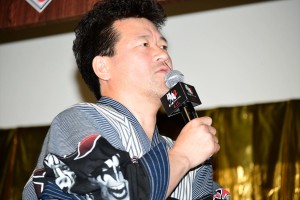 『銀魂2 掟は破るためにこそある』完成披露試写会に登壇した佐藤二朗